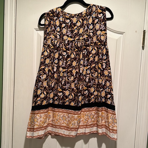 Cotton Blue sleeveless top only worn once size 1X - Picture 2 of 3